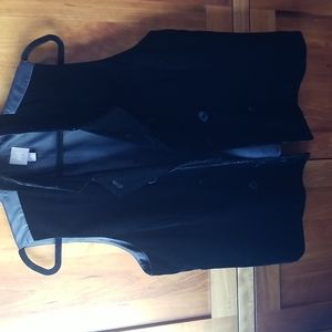 J Jill velvet, double-breasted vest